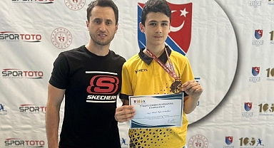 Eskrim branşında bronz madalya geldi