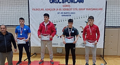 Güreşçi Yafes Çıplak ’tan büyük başarı