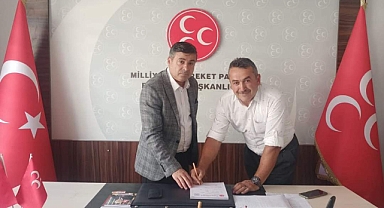 Kalaycı, MHP'ye üye oldu