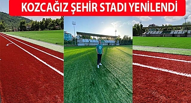 Kozcağız Şehir Stadı yenilendi