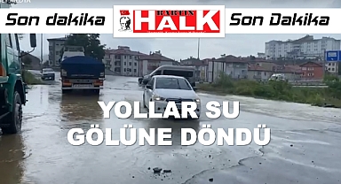 Mazgallar Doldu. Yollar Su Gölüne Döndü