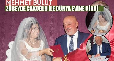 Mehmet Bulut ve Zübeyde Çakoğlu dünya evine girdi