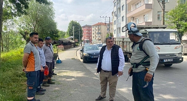 Önder, Haftasonu da çalışmaları yakından takip etti