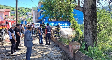 Polenler yangın çıkardı