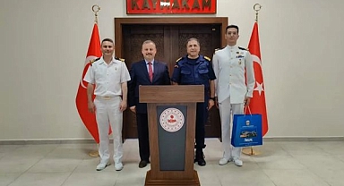 Sahil Güvenlik Komutanlığından Perçi’ye ziyaret