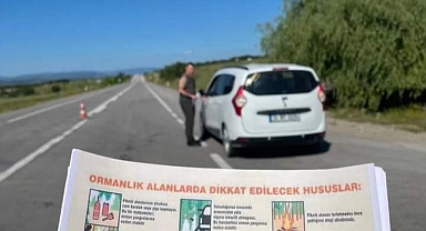 Sürücü ve yolcular yangına karşı uyarıldı