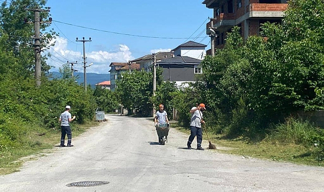 Tuna Mahallesi’nde Yabani ot temizliği yapıldı