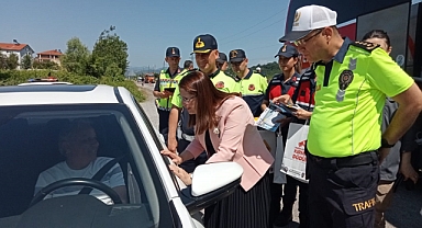 Vali Arslan trafik denetimi yaptı