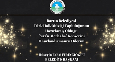 “ Yaza merhaba ” konseri verilecek