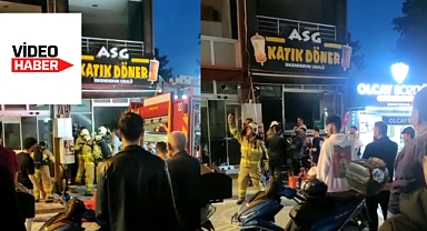 Yukarı çarşıda yangın !