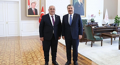 Aldatmaz’dan Sağlık Bakanı Koca’ya ziyaret