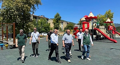 Aldatmaz, Ulus Millet Bahçesi’nde incelemelerde bulundu