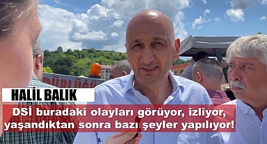 BALIK, DSİ GÖRÜYOR İZLİYOR YAŞANDIKTAN SONRA MÜDAHALE EDİYOR