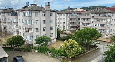 Bartın'da selin izleri