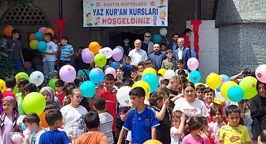 Bartın'da Yaz Kur'an Kursları Coşkuyla başladı