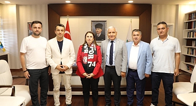Bartınspor Yöneticilerinden Vali Arslan’a ziyaret