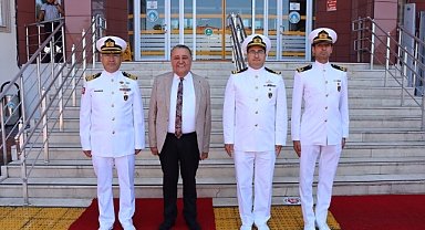 Başkan’ın Denizci misafirleri vardı