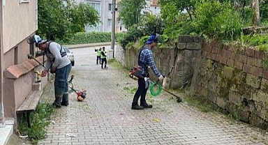 Belediye bayram sonrası temizlik çalışmalarına başladı