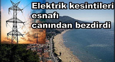 Elektrik kesintileri esnafı canından bezdirdi