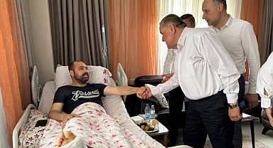 Fırıncıoğlu’ndan Kavaklıgil’e geçmiş olsun ziyareti