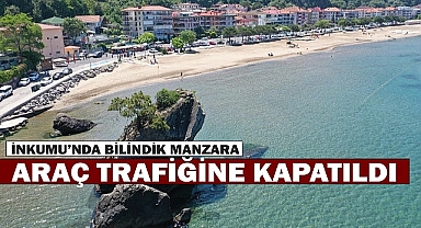 İnkum’da bilindik manzara.Trafiğe kapatıldı !