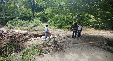 Kaymakam Perçi, çalışmaları yerinde inceledi