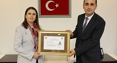 Kaymakam Vekili Evsen yurt dışına staja gitti