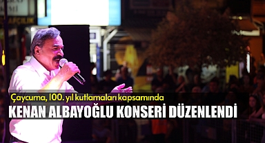 Kenan Albayoğlu Çaycuma'da konser verdi