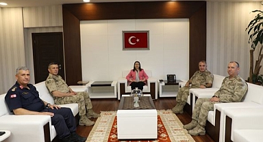Korgeneral Halis Zafer Koç’tan Vali Arslan’a ziyaret