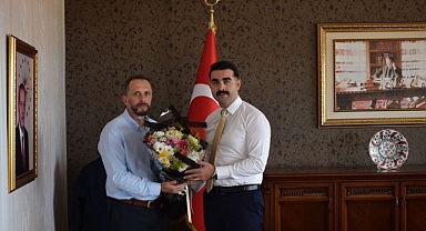 Müftü Ataç’tan Kaymakam Eser’e hayırlı olsun ziyareti