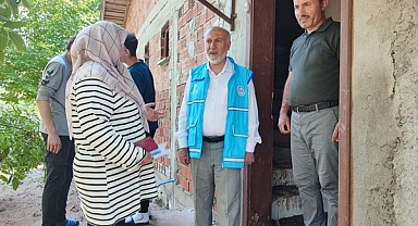 Müftü Keskin’den, Cami Görevlisi Bitiktaş ve ailesine ziyaret