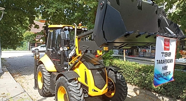 Türkiye Belediyeler Birliği'nden, Kozcağız Belediyesine Hibe kepçe