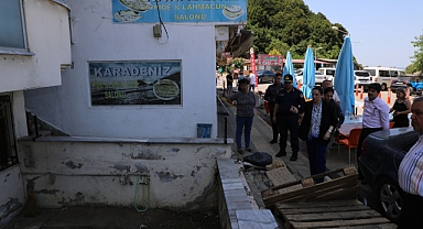 Vali Arslan, İnkumu’nda çalışmaları inceledi