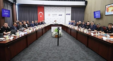 Vali Arslan, Sel değerlendirme toplantısına katıldı