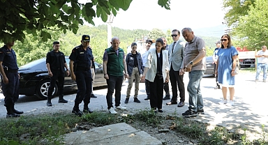Vali Arslan, Taşkın sonrası çalışmaları yerinde inceledi