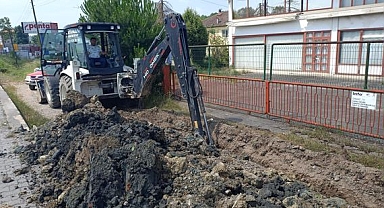Yağmur Suyu hattı çalışması yapıldı