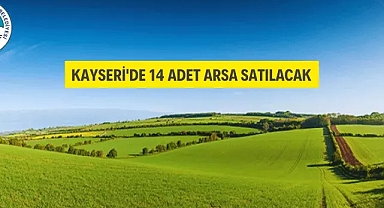 14 adet arsa satışa sunuldu