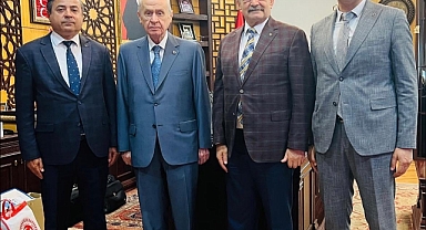 Akın’dan, Devlet Bahçeli’ye ziyaret