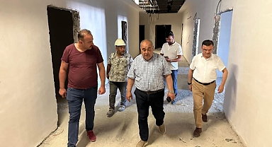 Aldatmaz, devam eden yatırımları inceledi