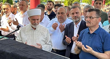 Arslan, Oğlunu son yolculuğa uğurladı