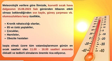 Bartın Valiliği’nden Uyarı