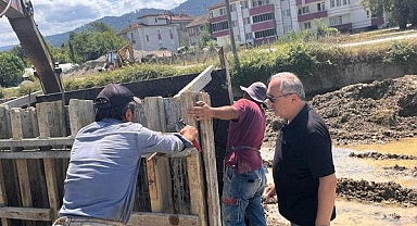 Başkan Uzun, çalışmaları yerinde inceledi
