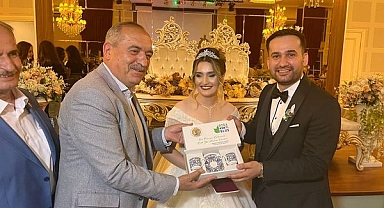 Başkan Uzun, Mutluluklarına ortak oldu