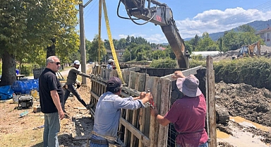 Çerçi Deresi’nde ıslah çalışmaları devam ediyor