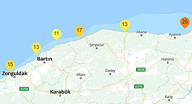 Deniz buz gibi!