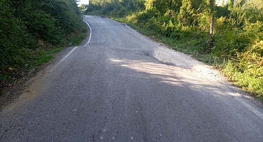 Düşük banketli yol kazaya davetiye çıkarıyor