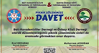 Gurbetteki Bartınlılar piknikte buluşacak