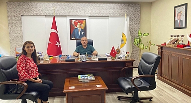 İlçe Müdürü Aldemir’den Başkan Uzun’a ziyaret