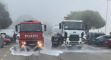 İnkumu’da hummalı temizlik çalışması