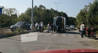 Kavşakta Kaza! 1 yaralı